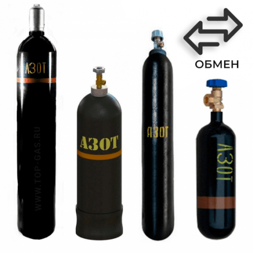 Обмен азотных баллонов в Бунинской аллее